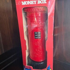 Money bank metal new in box
